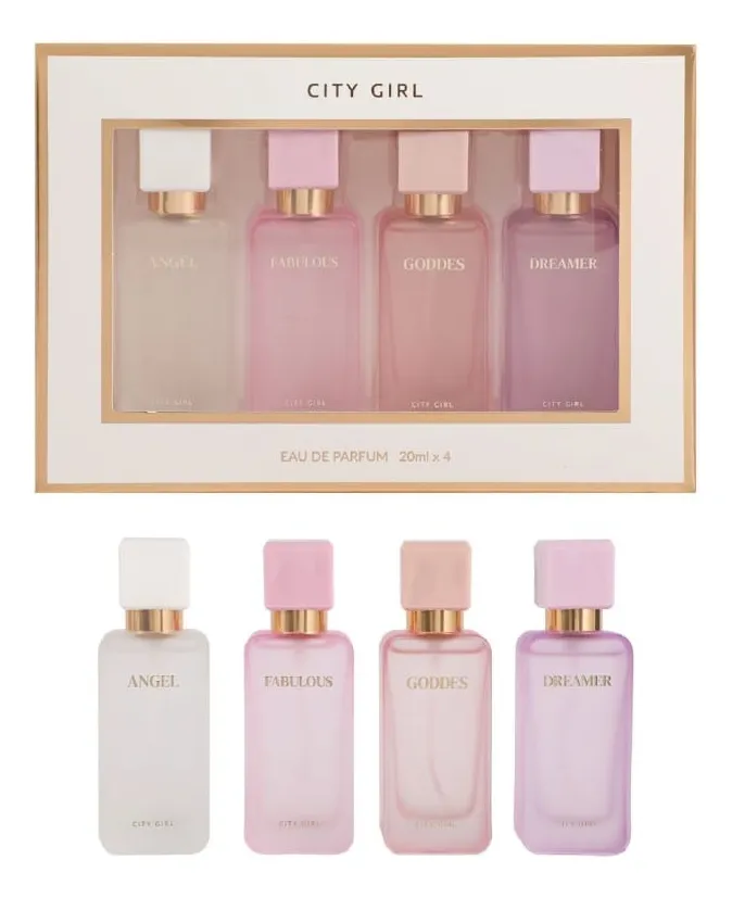 Perfume City Girl set x 4 20ml